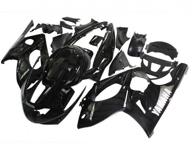 Beste Yamaha YZF600R Thundercat Motorrad Verkleidung 1996-2007 - Glanzendes Schwarz