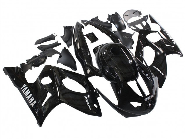 Beste Yamaha YZF600R Thundercat Motorrad Verkleidung 1996-2007 - Glanzendes Schwarz