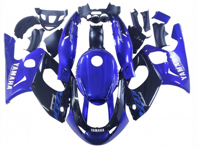 Beste Yamaha YZF600R Thundercat Motorrad Verkleidung 1996-2007 - Blau Glanzendes Schwarz