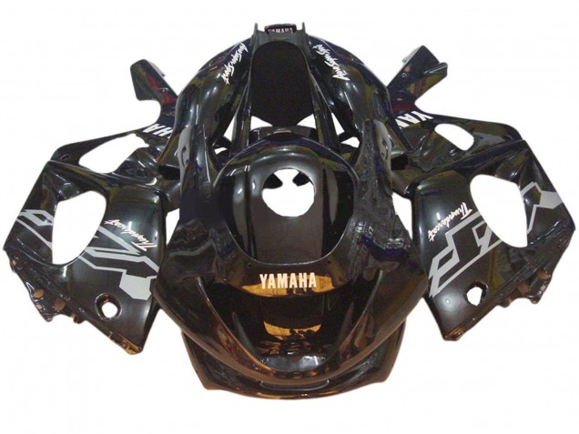Beste Yamaha YZF600R Thundercat Motorrad Verkleidung 1996-2007 - Glanzendes Schwarz Chameleon