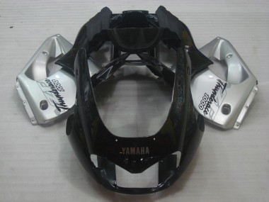 Beste Yamaha YZF 1000R Thunderace Motorrad Verkleidung 1997-2007 - Schwarz Silber Thunderace