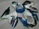 Beste Suzuki GSXR 1000 Abs Verkleidungen Kit 2009-2016 - Weiss Blau Schwarz