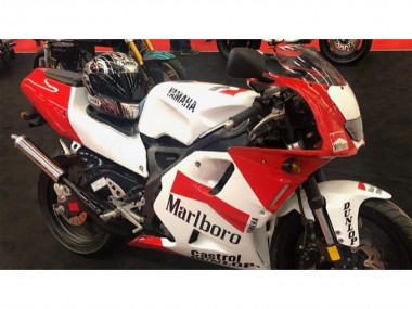 Beste Yamaha TZR250 3XV Motorrad Verkleidung 1991-1994 - Weiss Rot Marlboro Castrol Dunlop