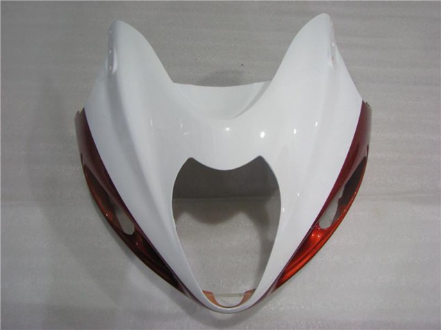 Beste Suzuki GSXR 1300 Hayabusa Motorrad Verkleidung 1996-2007 - Weiss Orange Schwarz