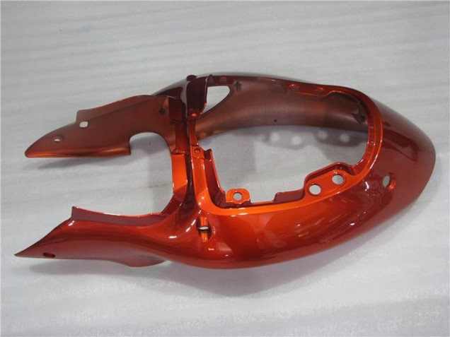 Beste Suzuki GSXR 1300 Hayabusa Motorrad Verkleidung 1996-2007 - Weiss Orange Schwarz