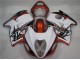 Beste Suzuki GSXR 1300 Hayabusa Motorrad Verkleidung 1996-2007 - Weiss Orange Schwarz