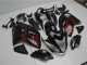 Beste Suzuki GSXR 1300 Hayabusa Motorrad Verkleidung 2008-2020 - Glanzendes Schwarz Rot