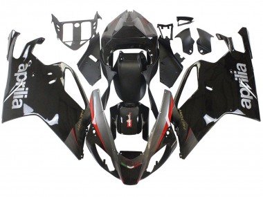 Beste Aprilia RSV1000 Motorrad Verkleidung 2003-2006 - Glanzendes Schwarz Grau Rot