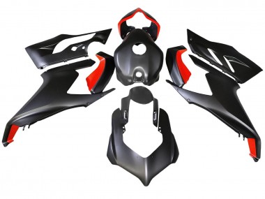 Beste Ducati Panigale V2 Motorrad Verkleidung Kit 2020-2024 - Rot Matt Schwarz