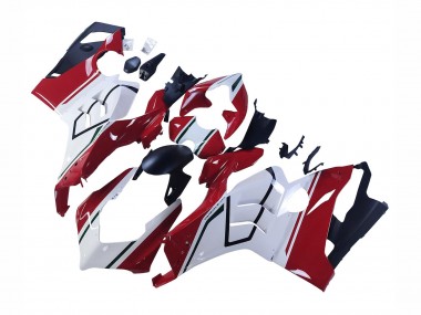 Beste Ducati Panigale V4 V4S Motorrad Verkleidung 2020-2021 - Weiss Rot Grun Matt Schwarz