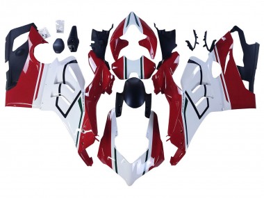 Beste Ducati Panigale V4 V4S Motorrad Verkleidung 2020-2021 - Weiss Rot Grun Matt Schwarz
