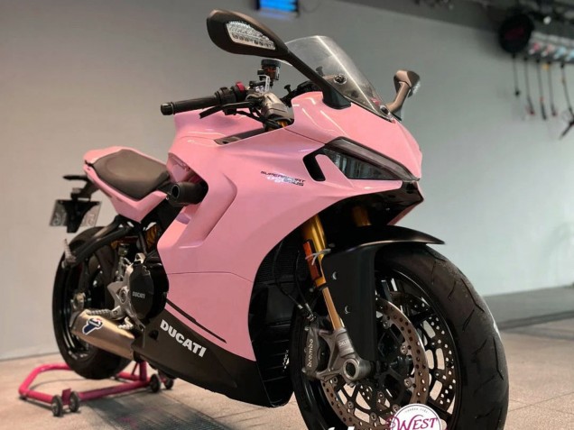 Beste Ducati 2021-2024 Ducati Supersport 950/950S Motorrad Verkleidung 2021-2024 - Rosa Schwarz
