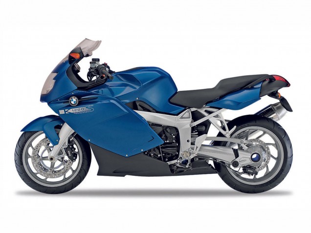 Beste BMW K1200S Motorrad Verkleidung 2005-2010 - Dunkel Blau Schwarz