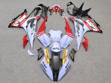 Beste BMW S1000RR Motorrad Verkleidung 2023-2024 - Weiss Rot Schwarz Gold