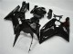Beste Kawasaki ZX6R Motorrad Verkleidung 2003-2004 - Glanzendes Schwarz