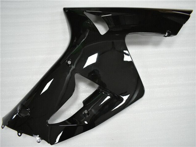 Beste Kawasaki ZX6R Motorrad Verkleidung 2003-2004 - Glanzendes Schwarz
