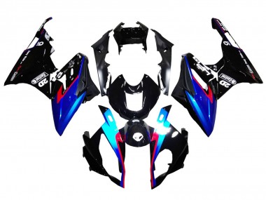 Beste BMW S1000RR Motorrad Verkleidung 2015-2016 - Rot Blau Schwarz Glanzendes Schwarz
