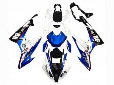 Beste BMW S1000RR Motorrad Verkleidung 2015-2016 - Weiss Blau Schwarz 88