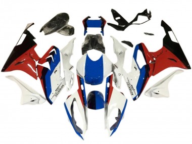 Beste BMW S1000RR Motorrad Verkleidung 2015-2016 - Weiss Rot Blau Schwarz