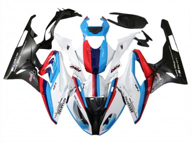 Beste BMW S1000RR Motorrad Verkleidung 2015-2016 - Weiss Rot Blau Matt Schwarz