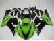 Beste Kawasaki ZX6R Motorrad Verkleidung 2005-2006 - Grun Glanzendes Schwarz Elf