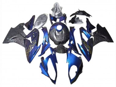 Beste BMW S1000RR Motorrad Verkleidung 2015-2016 - Gradient Lila Blau Geschmiedet Carbonfaser
