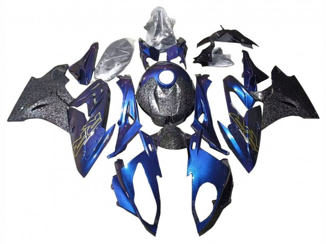 Beste BMW S1000RR Motorrad Verkleidung 2015-2016 - Gradient Lila Blau Geschmiedet Carbonfaser