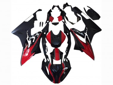 Beste BMW S1000RR Motorrad Verkleidung 2015-2016 - Rot Weiss Matt Schwarz