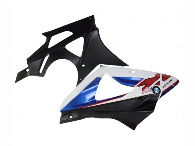 Beste BMW S1000RR Motorrad Verkleidung 2009-2014 - Weiss Blau Matt Schwarz