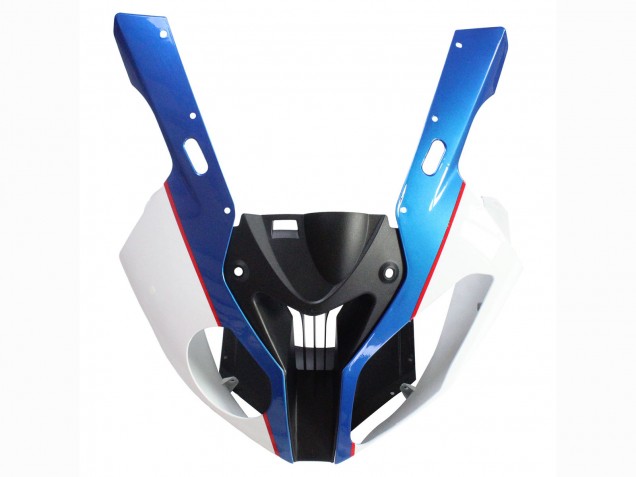 Beste BMW S1000RR Motorrad Verkleidung 2009-2014 - Weiss Blau Matt Schwarz