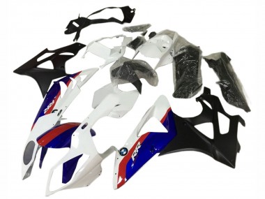 Beste BMW S1000RR Motorrad Verkleidung 2009-2014 - Weiss Rot Blau Schwarz