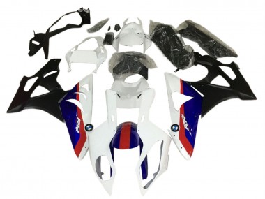 Beste BMW S1000RR Motorrad Verkleidung 2009-2014 - Weiss Rot Blau Schwarz