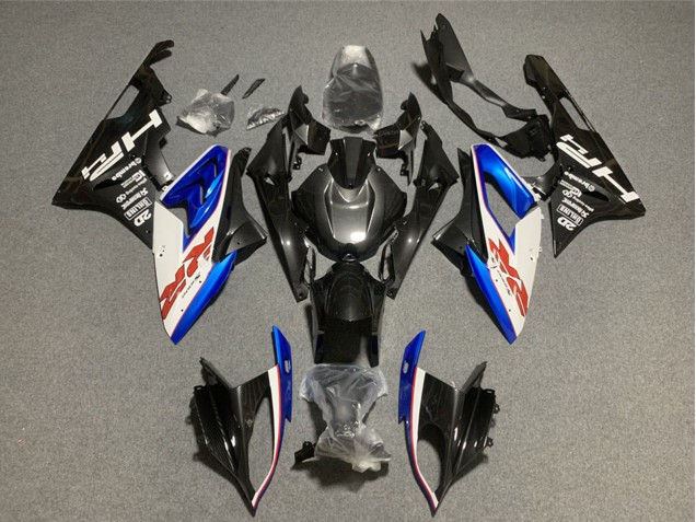 Beste BMW S1000RR Motorrad Verkleidung 2009-2014 - Weiss Blau Glanzendes Schwarz HP Rot RR