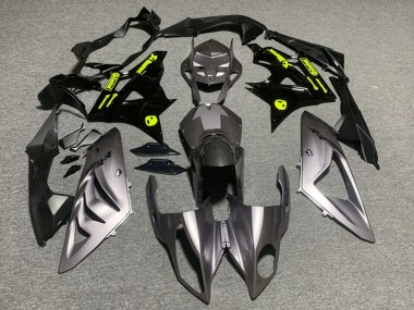 Beste BMW S1000RR Motorrad Verkleidung 2009-2014 - Silber Glanzendes Schwarz Grun