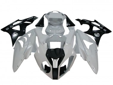Beste BMW S1000RR Motorrad Verkleidung 2009-2014 - Weiss Glanzendes Schwarz
