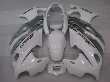 Beste Suzuki GSX600F/GSX750F Motorrad Verkleidung 2004-2006 - Weiss
