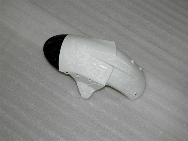 Beste Kawasaki ZX6R Motorrad Verkleidung 2007-2008 - Schwarz Weiss