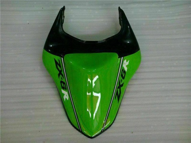 Beste Kawasaki ZX6R Motorrad Verkleidung 2007-2008 - Grun Weiss Ninja
