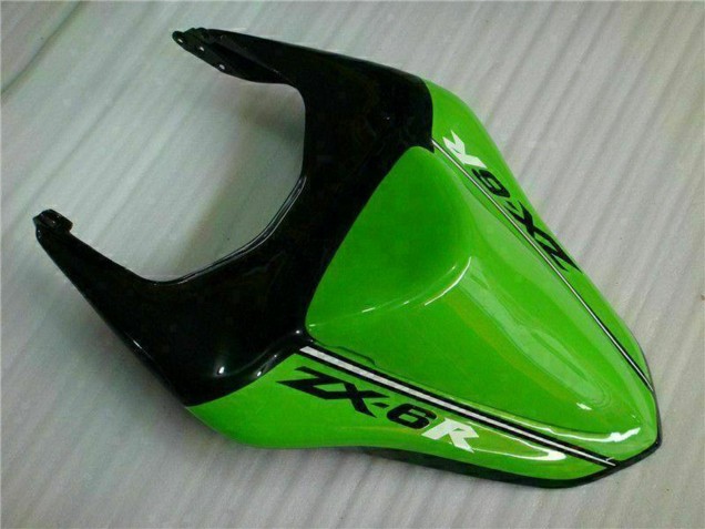 Beste Kawasaki ZX6R Motorrad Verkleidung 2007-2008 - Grun Weiss Ninja