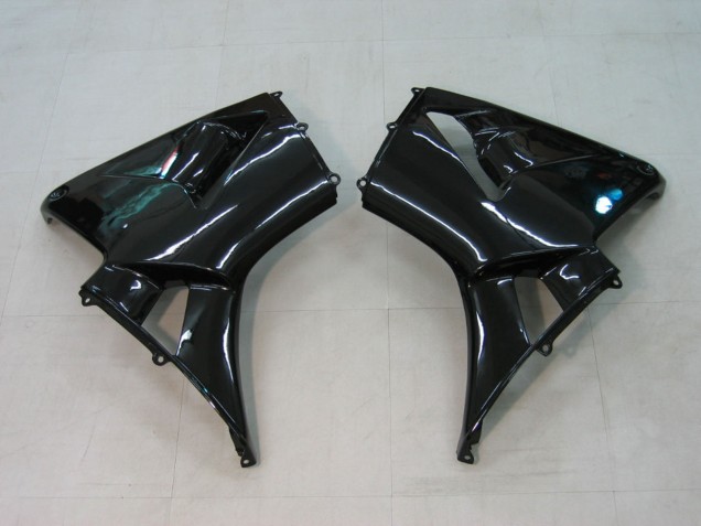 Beste Honda CBR600RR Motorrad Verkleidung 2003-2004 - Glanzendes Schwarz Rot Aufkleber