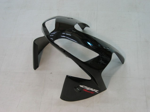Beste Honda CBR600RR Motorrad Verkleidung 2003-2004 - Glanzendes Schwarz Rot Aufkleber