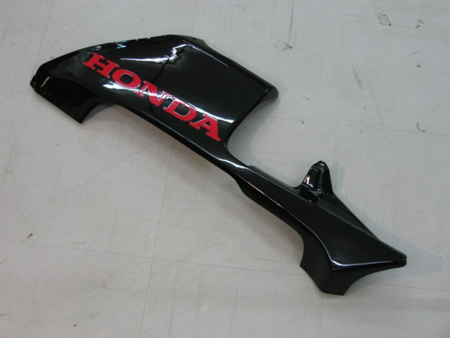Beste Honda CBR600RR Motorrad Verkleidung 2003-2004 - Glanzendes Schwarz Rot Aufkleber