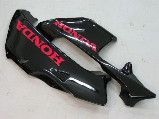 Beste Honda CBR600RR Motorrad Verkleidung 2003-2004 - Glanzendes Schwarz Rot Aufkleber
