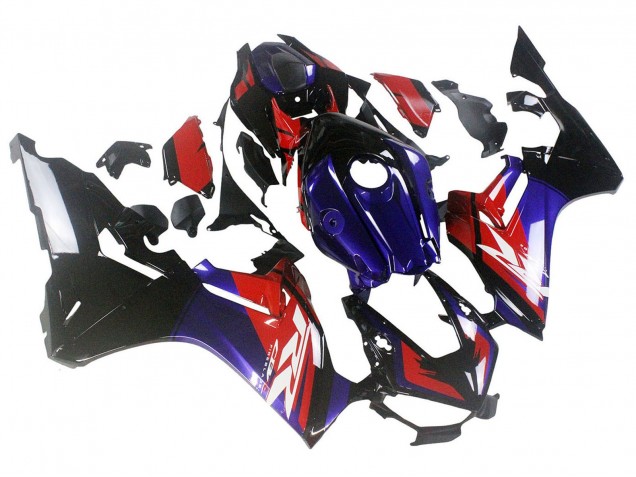 Beste Honda CBR1000RR Motorrad Verkleidung 2017-2023 - Rot Blau Glanzendes Schwarz
