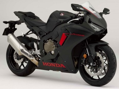 Beste Honda CBR1000RR Motorrad Verkleidung 2017-2023 - Matt Schwarz mit Rot Logo