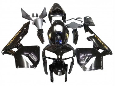 Beste Honda CBR600RR Motorrad Verkleidung 2005-2006 - Schwarz mit Gold Logo