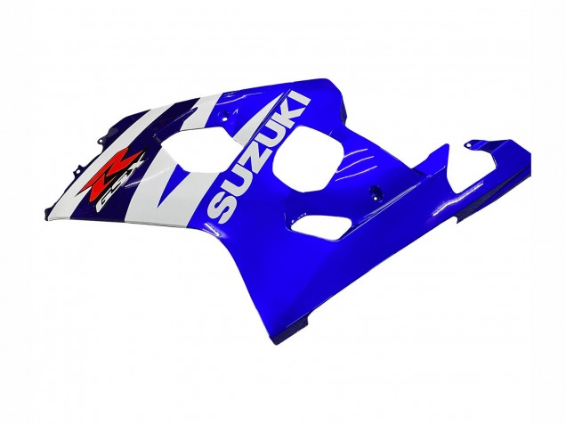 Beste Suzuki GSXR 600 / GSXR 750 Motorrad Verkleidung Kit 2004-2005 - Weiss Blau Schwarz Rot