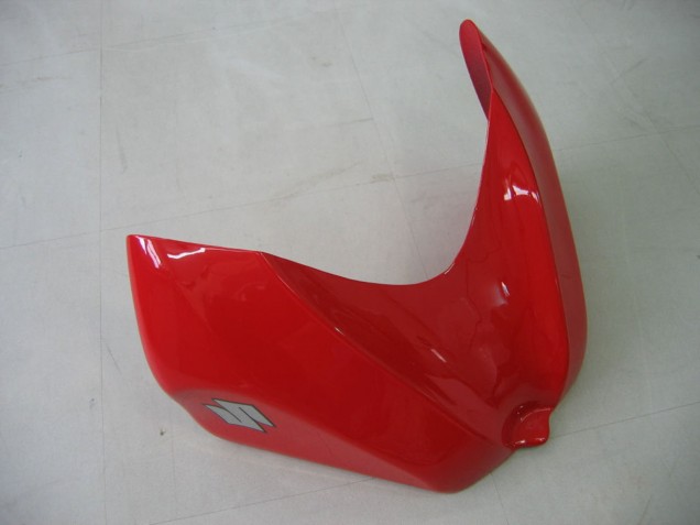 Beste Suzuki GSXR 600 / GSXR 750 Motorrad Verkleidung 2006-2007 - Weiss Rot Glanzendes Schwarz