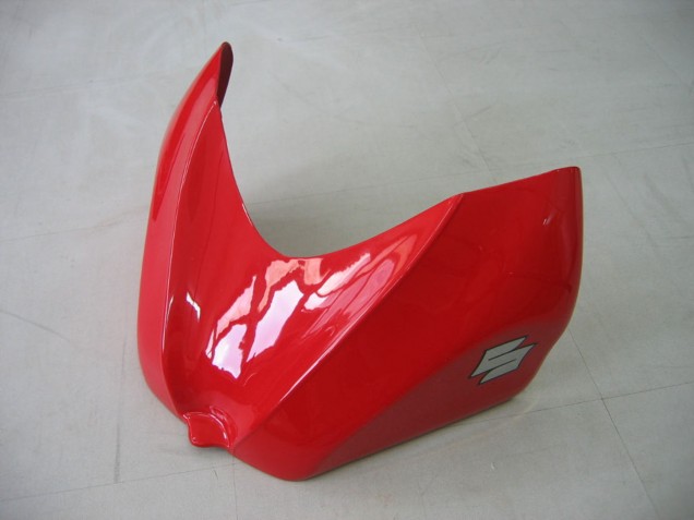 Beste Suzuki GSXR 600 / GSXR 750 Motorrad Verkleidung 2006-2007 - Weiss Rot Glanzendes Schwarz