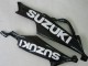 Beste Suzuki GSXR 600 / GSXR 750 Motorrad Verkleidung 2006-2007 - Weiss Rot Glanzendes Schwarz